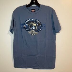 Harley-Davidson 2013 Adirondack NY Blue Men's T-Shirt